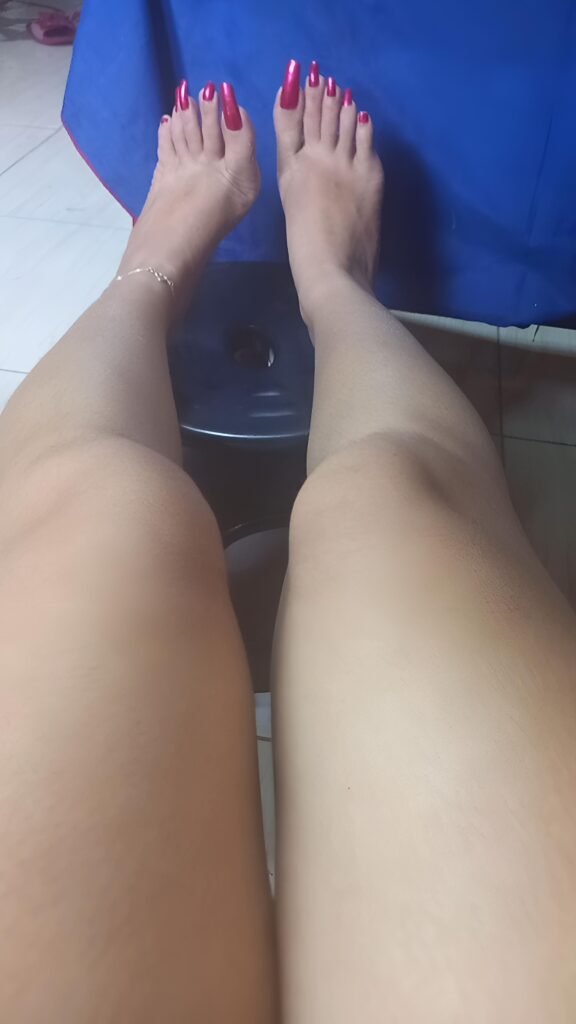 Bangalore BDSM Mistress Anu feet with long nails