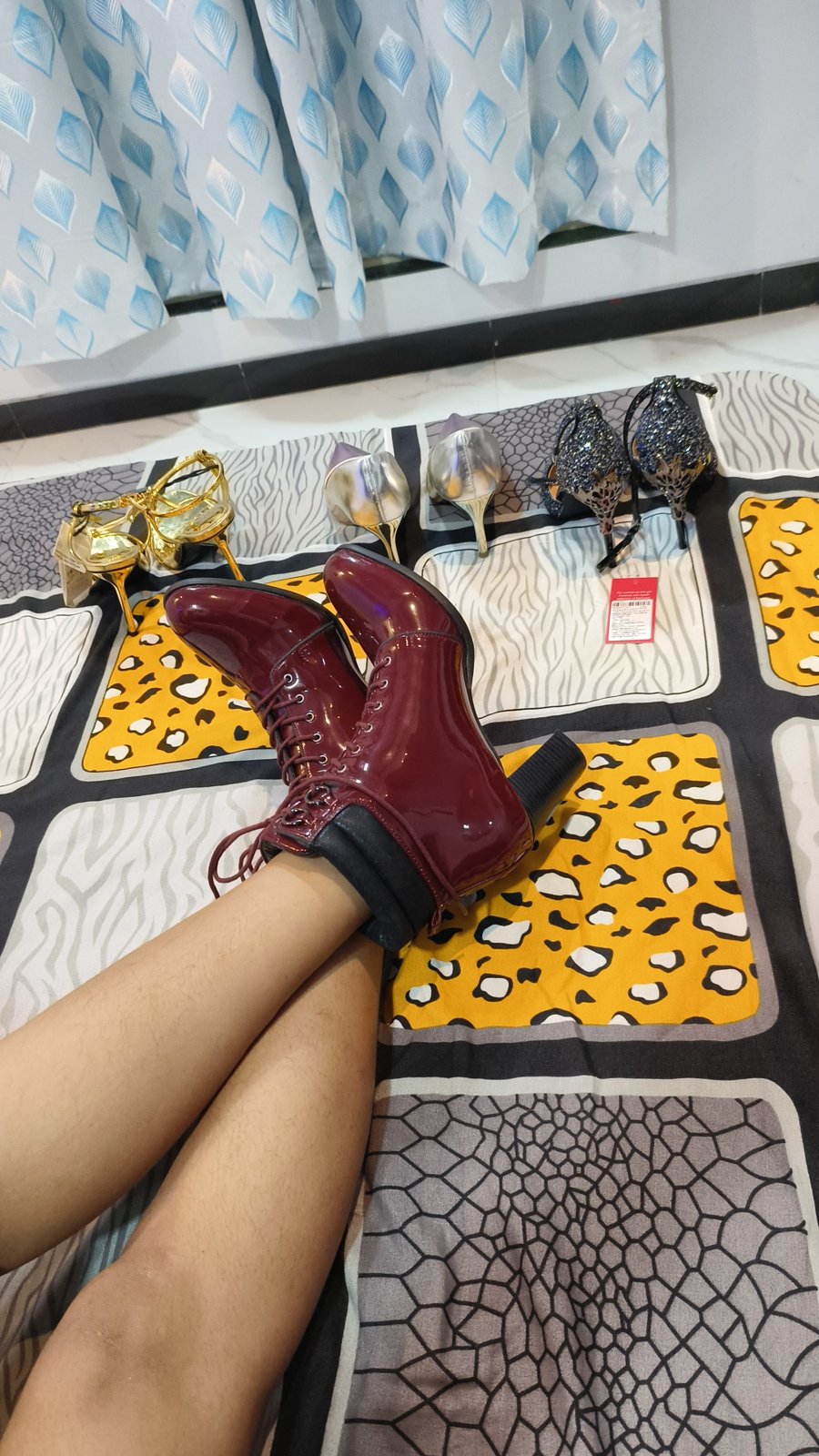 Red High Heels for the Chania BDSM Mistress Anu page