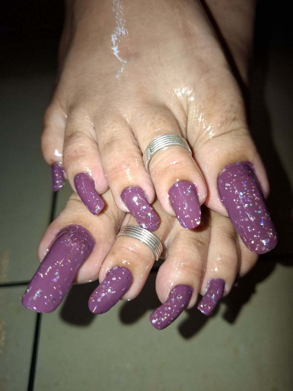 Roskilde BDSM Mistress Anu feet with long painted toenails