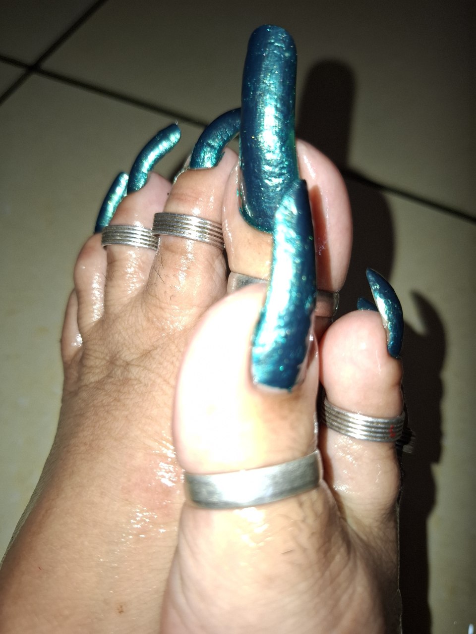 Vancouver BDSM Mistress Anu unique long nails photo